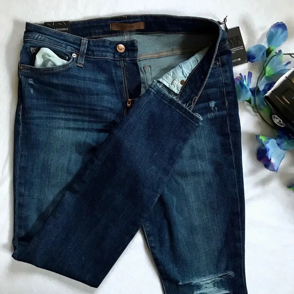 Joe's Jeans NWT Joyce Distressed Skinny Ankle Jeans Women 30 - Picture 5 of 10